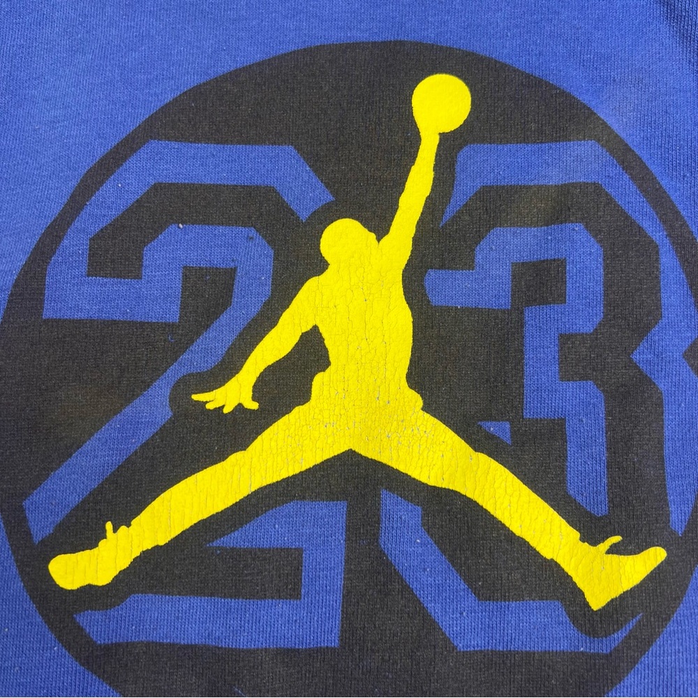 Air Jordan Hoodie Boys XL Blue Long Sleeve Jumpman Pullover L030125 - Picture 4 of 6